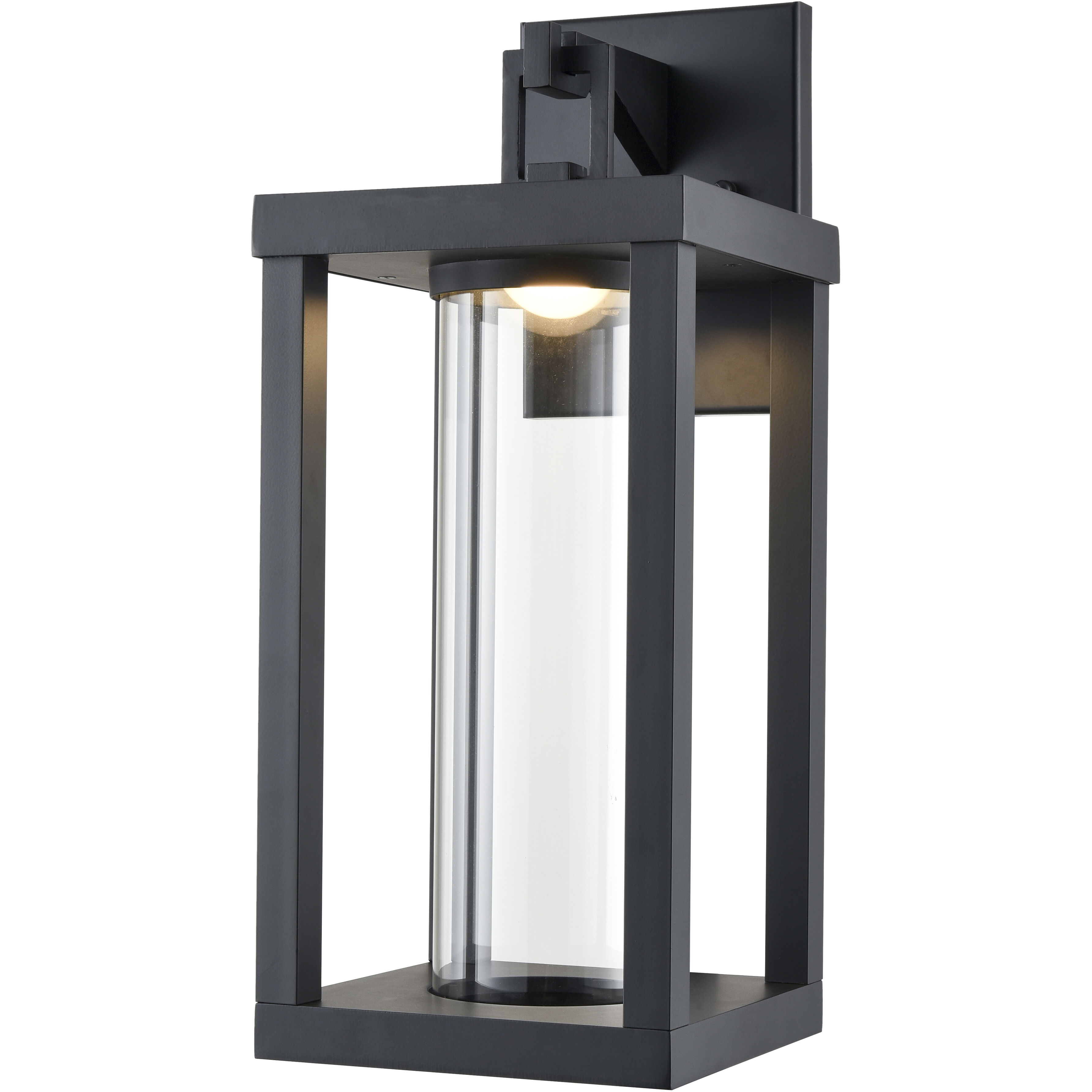 Dumont LED 18 inch Powder Coated Black Outdoor Wall Sconce
